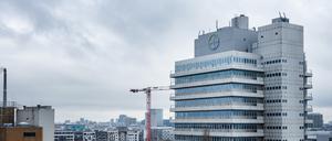 Bayer in der Unternehmenszentrale in Berlin-Wedding.