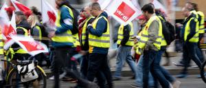 Mit Warnstreiks wird Verdi in den nächsten Wochen Druck auf die Arbeitgeber machen. 