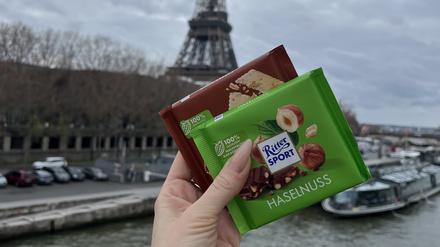 Rittersport in Paris: Schmeckt genau so, ist nur teurer.