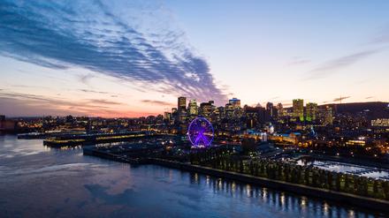 Die Skyline Montréals.