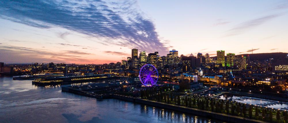 Die Skyline Montréals.