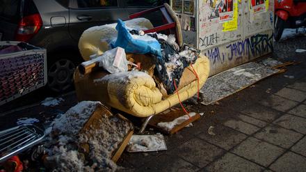 Illegaler Müll in Berlin-Neukölln