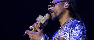 Snoop Dogg in seinem Berliner Bühnenoutfit.