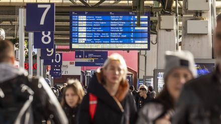 Vom Wanstreik am Montag wird auch der Hauptbahnhof in Stuttgart betroffen sein.
