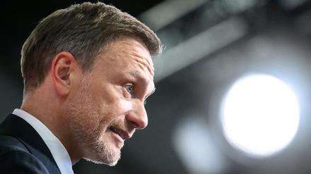 Bundesfinanzminister bei einer Veranstaltung Anfang März.