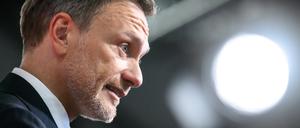 Bundesfinanzminister bei einer Veranstaltung Anfang März.