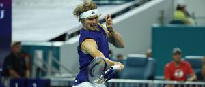 Alexander Zverev hatte in Miami nicht seinen besten Tag.