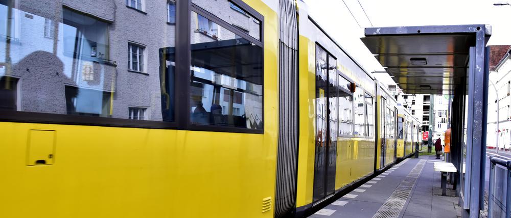 Eine Tram der Berliner BVG (Symbolbild). 