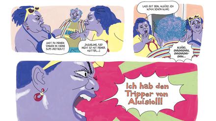 Eine Seite aus  „Hör nur, schöne Márcia“.