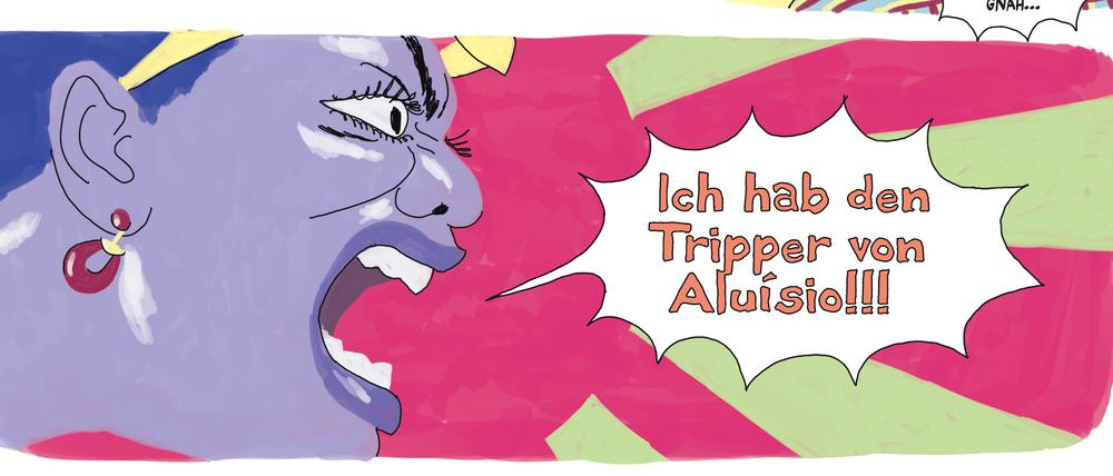 Eine Seite aus „Hör nur, schöne Márcia“.