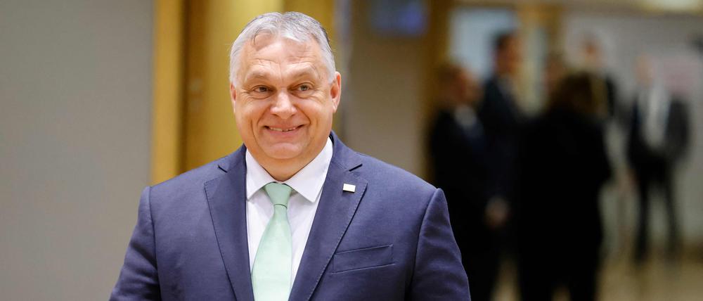 Victor Orban in Brüssel.