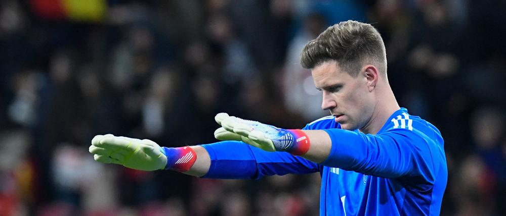 Endlich im Gleichgewicht. Marc-André ter Stegen hatte anfangs keine leichte Zeit in der Nationalmannschaft. Das scheint sich jetzt zu ändern.