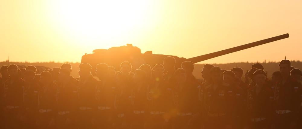 Russische Soldaten.