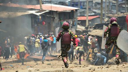 Demonstration in Kenia