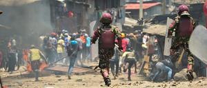 Demonstration in Kenia