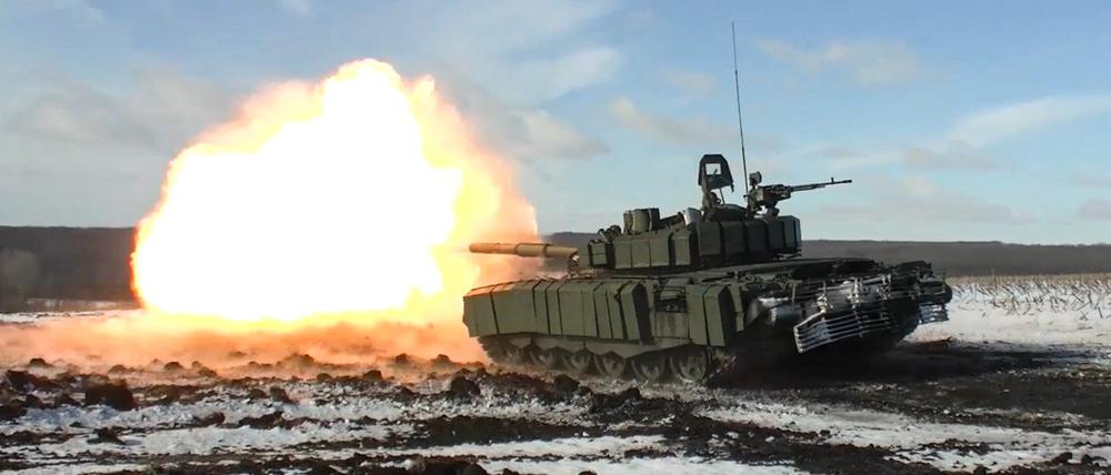Ein russischer T-90-Panzer