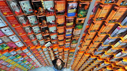 Bücher auf der Frankfurter Buchmesse.