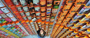 Bücher auf der Frankfurter Buchmesse.