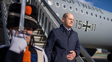 Kanzler Scholz:  „Eine ganz nette Unterbrechung“