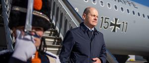 Kanzler Scholz:  „Eine ganz nette Unterbrechung“