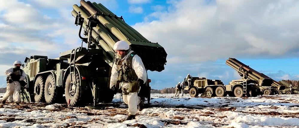 Russland und Belarus führen regelmäßig gemeinsame Militärmanöver durch.