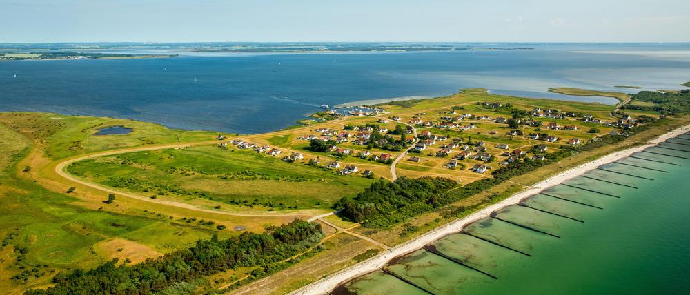 Die Ferienhaussiedlung Plogshagen auf Hiddensee. Bauvorhaben werden bisher ohne Bebauungsplan entschieden.