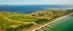 Die Ferienhaussiedlung Plogshagen auf Hiddensee. Bauvorhaben werden bisher ohne Bebauungsplan entschieden.