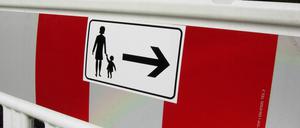 Absperrung (Symbolfoto).