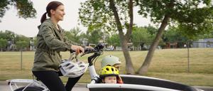 Für Mütter mit jungen Kindern spielen Klimafragen eine wichtige Rolle.