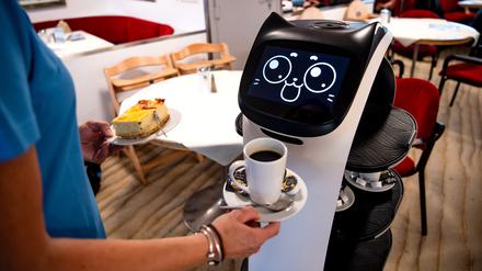 Servierroboter wie dieser finden allmählich Einzug in Potsdamer Gastronomiebetriebe.
