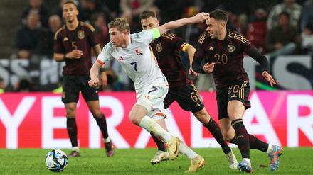 Gegen Kevin De Bruyne hatten die deutschen Spieler öfters das Nachsehen. 