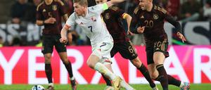 Gegen Kevin De Bruyne hatten die deutschen Spieler öfters das Nachsehen. 