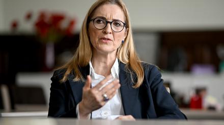 ARCHIV - 17.03.2023, Berlin: Generalstaatsanwältin Margarete Koppers spricht im dpa-Interview. (zu dpa: «Koppers hofft auf Stärkung der Justiz nach Jugendgipfel») Foto: Britta Pedersen/dpa +++ dpa-Bildfunk +++