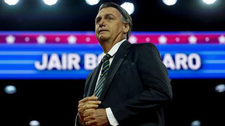 Bolsonaro bei einem Auftritt Anfang März im US-amerikanischen Maryland.