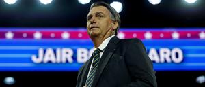 Bolsonaro bei einem Auftritt Anfang März im US-amerikanischen Maryland.