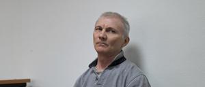 Alexej Moskaljow nach der Festnahme.