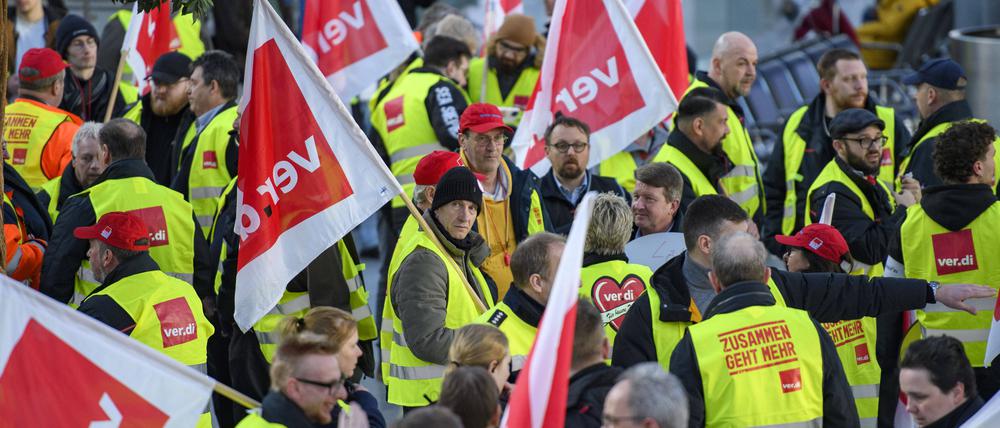 Verdi hat zum Streik aufgerufen.