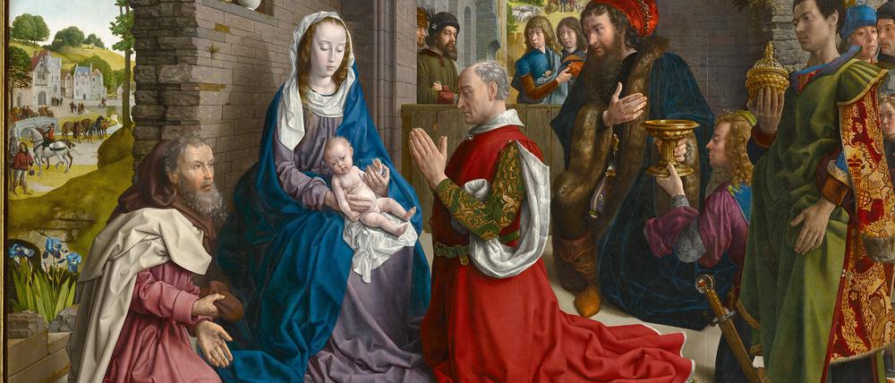 Der „Monforte-Altar“ von Hugo van der Goes.