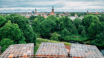 Spandau Citadel medieval fortress and old town in Berlin, Germany
