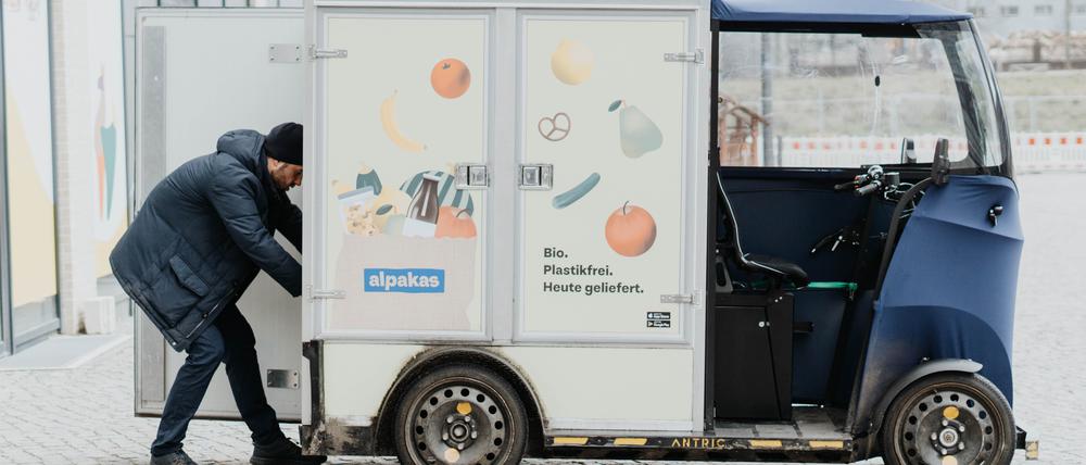 Oliver Köhler arbeitet als Rider für den Unverpackt-Lieferdienst Alpakas.
