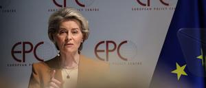 Die Beziehungen zu China sind kompliziert: Am Mittwoch hielt EU-Kommissionspräsidentin Ursula von der Leyen eine Grundsatzrede.