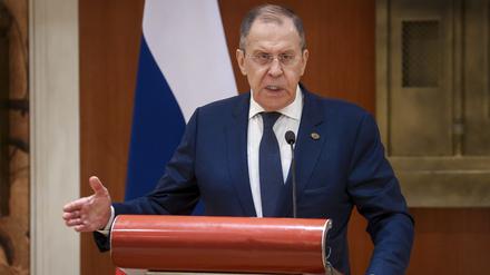 Sergej Lawrow, Außenminister von Russland.