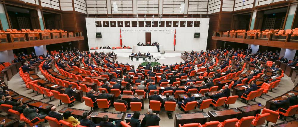 Das türkische Parlament.