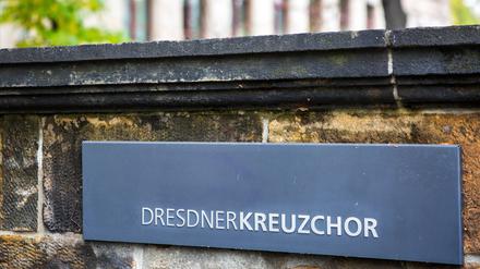  Pressekonferenz beim Dresdner Kreuzchor. *** Press conference at the Dresdner Kreuzchor