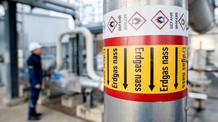 Auch der Erdgasspeicher im niedersächsischen Rehden ist zum Ende des Winters recht gut gefüllt.