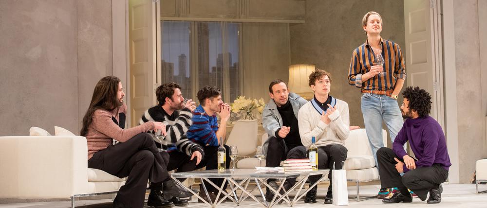 „Das Vermächtnis“ mit Nicola Mastroberardino, Florian Jahr, Thiemo Strutzenberger, Simon Zagermann, Vincent zur Linden, Moritz Treuenfels, Patrick Bimazubute (v. l. n. r.) 