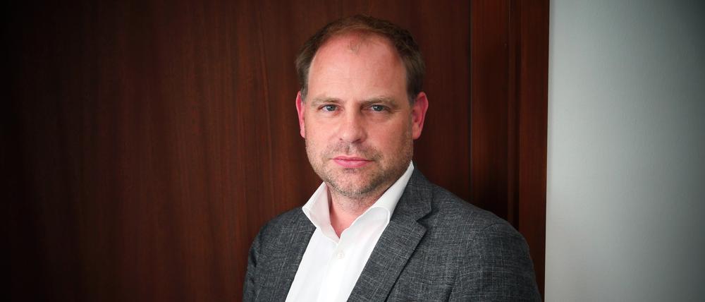 FDP-Politiker Christoph Meyer bei einem Termin in Berlin-Mitte.