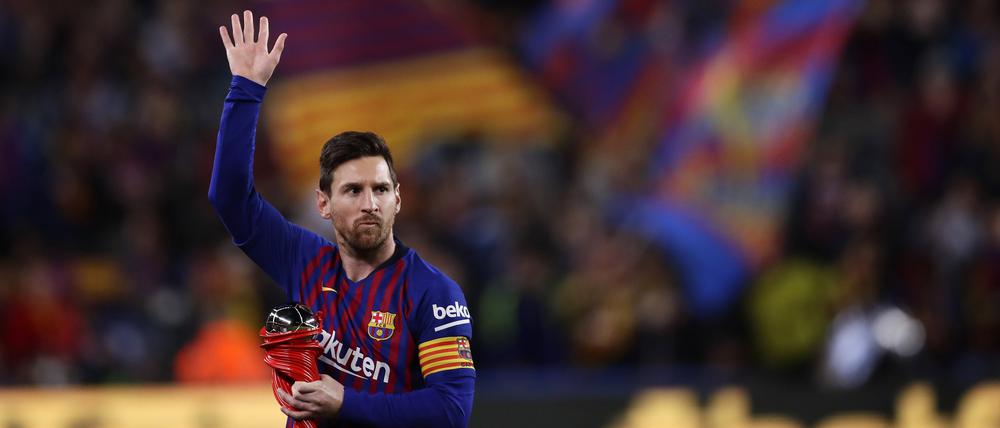 Das waren noch Zeiten. Lionel Messi im Trikot des FC Barcelona.