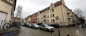Für den Süden Babelsberg, hier die Kreuzung zwischen Fulton- und Siemensstraße, soll bald eine Milieuschutzsatzung gelten. 