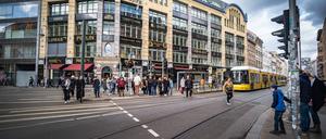 Die Hackeschen Höfe an der Rosenthaler Straße 